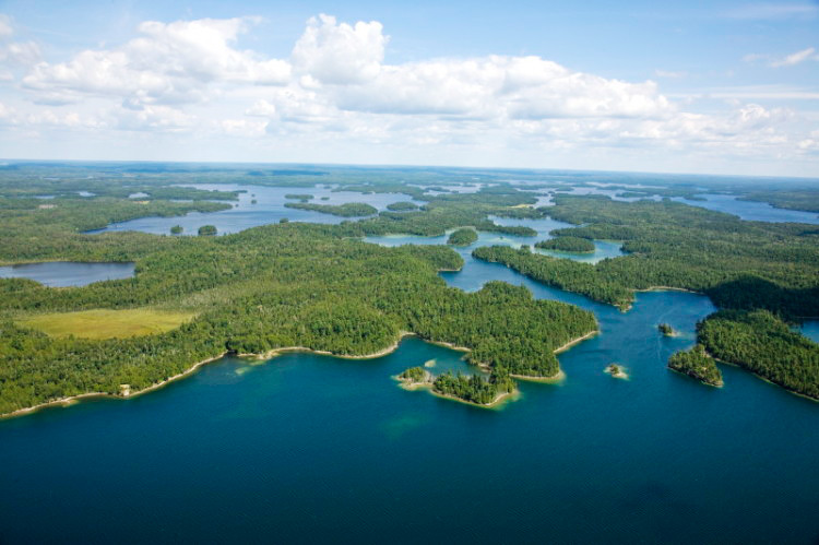 We are indeed Canada’s Heartland! Our southern boundary is just one 