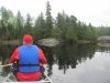 It was a beautiful day to be out canoeing in the Sioux Lookout area.  The first stop was a visit to the beaver lodge.