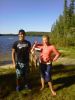 Fishing never gets old! Here is Ryan Hansson and I with our catch! 
