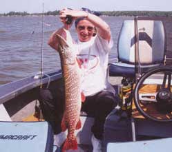 northern pike fishing in Ontario, Canada