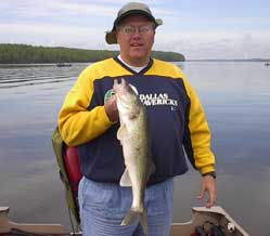 walleye fishing in Ontario, Canada at Polar Star Lodge