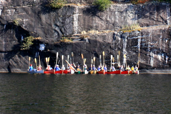 canada canoe fishing trip