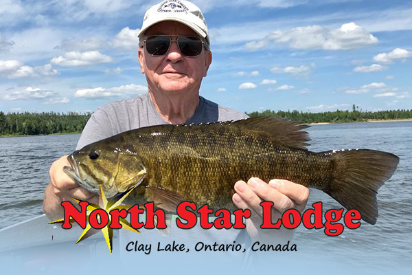 Smallmouth Bass Fishing on Eagle Lake  Cedar Point Lodge - Eagle Lake,  Ontario